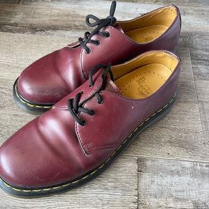 Dr Marten’s 1461 Smooth Leather Oxford’s - Burgundy/Red
